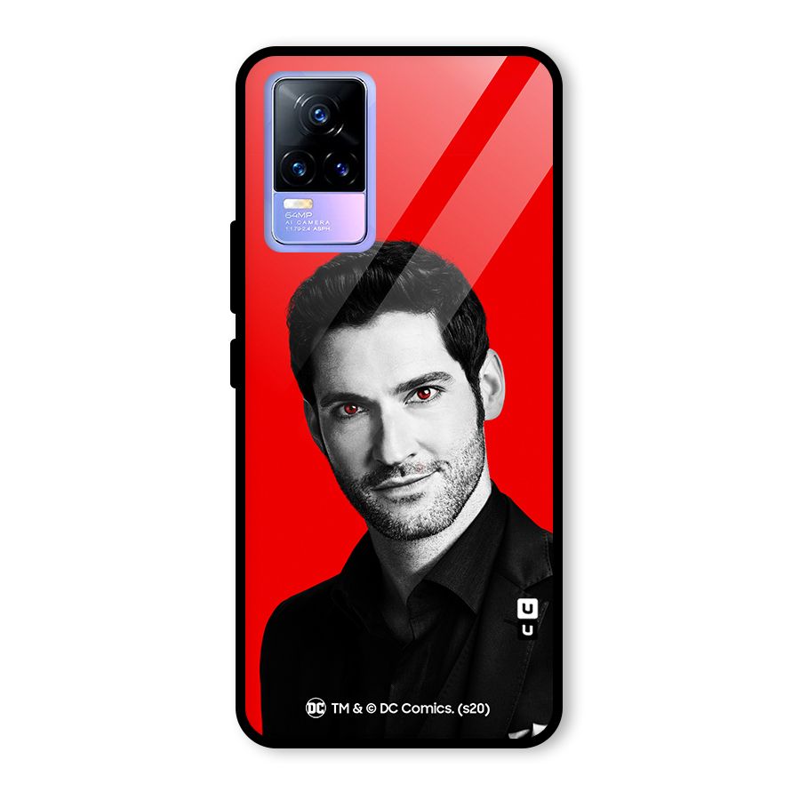 Lucifer Devil Smile Glass Back Case for Vivo Y73