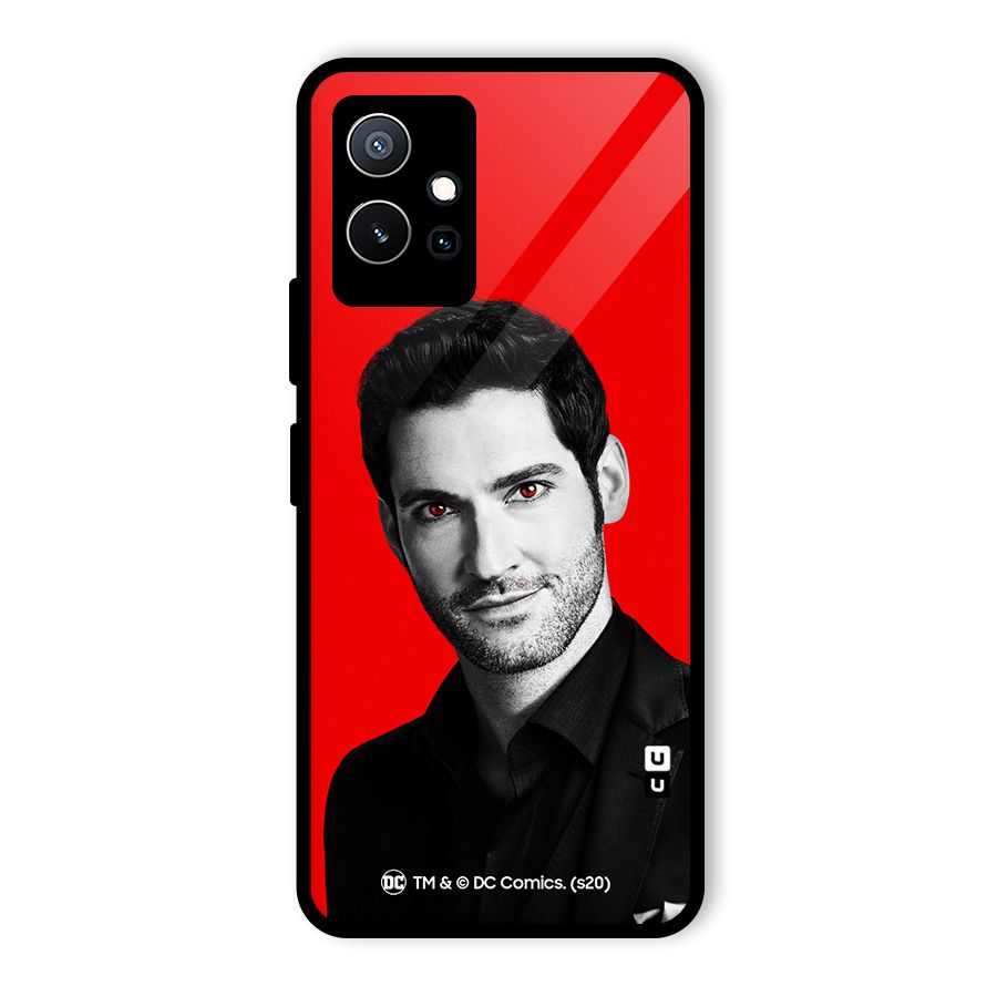 Lucifer Devil Smile Glass Back Case for Vivo Y75 5G