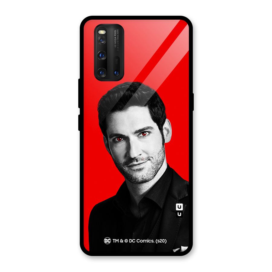 Lucifer Devil Smile Glass Back Case for Vivo iQOO 3