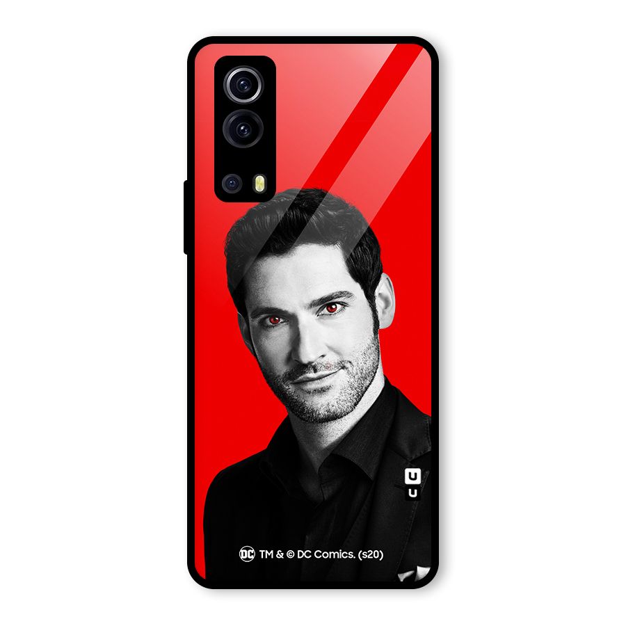 Lucifer Devil Smile Glass Back Case for Vivo iQOO Z3
