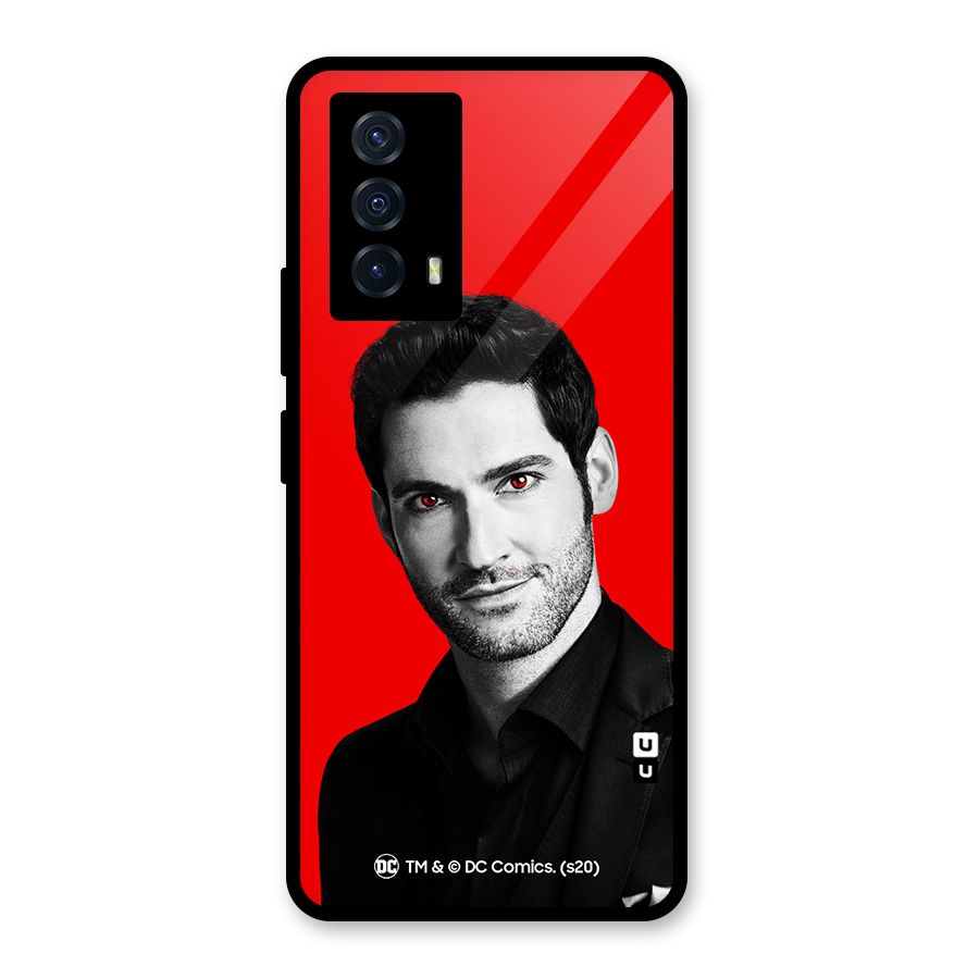 Lucifer Devil Smile Glass Back Case for Vivo iQOO Z5