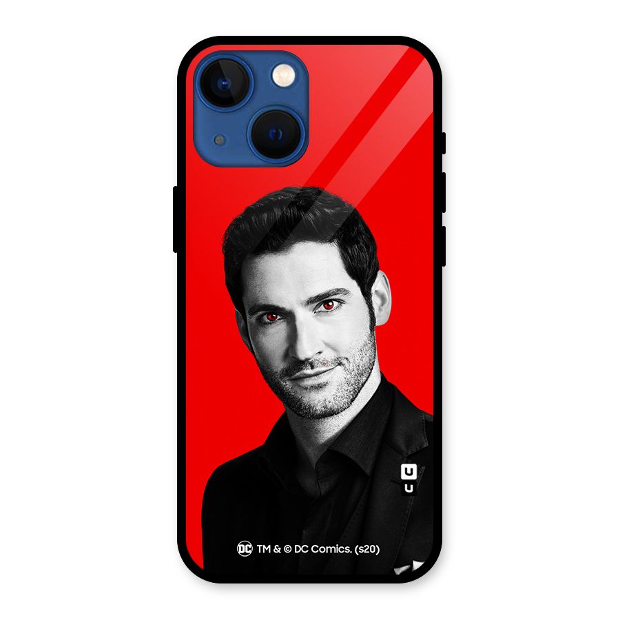 Lucifer Devil Smile Glass Back Case for iPhone 13 Mini