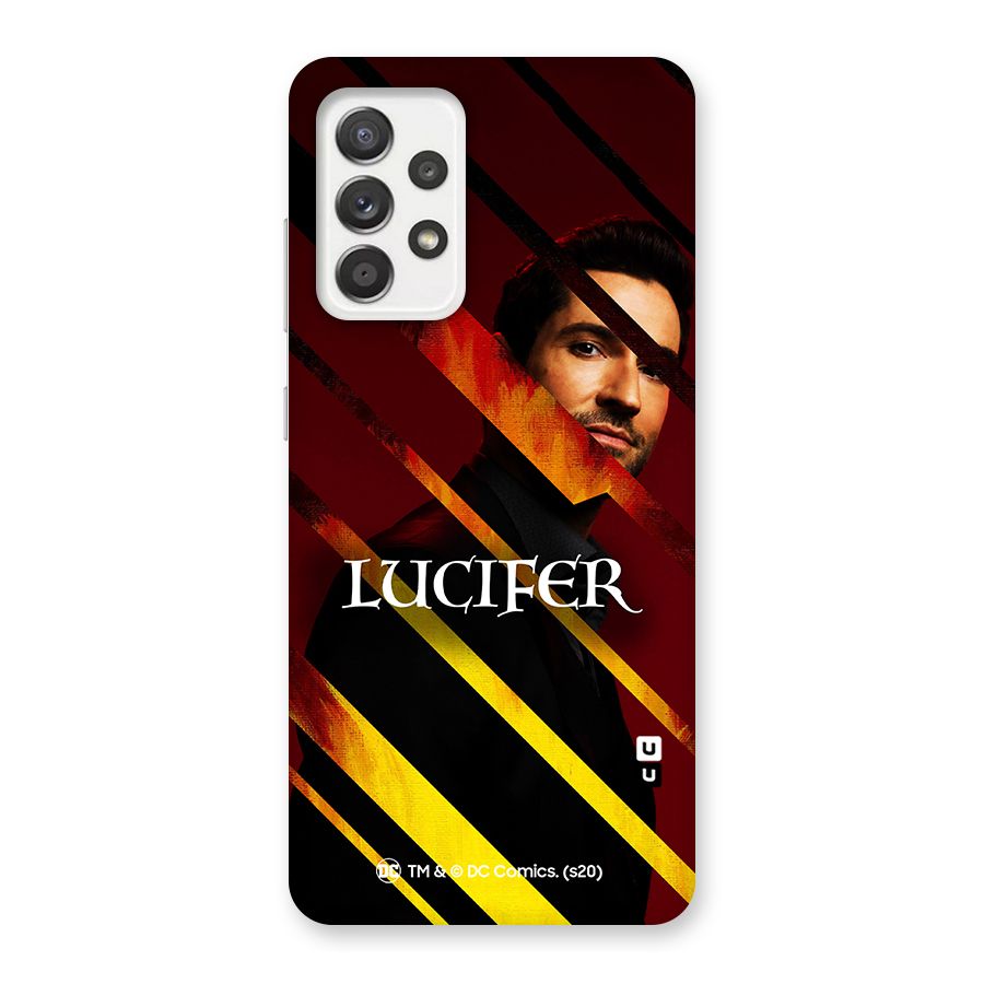 Lucifer Hell Stripes Back Case for Galaxy A52