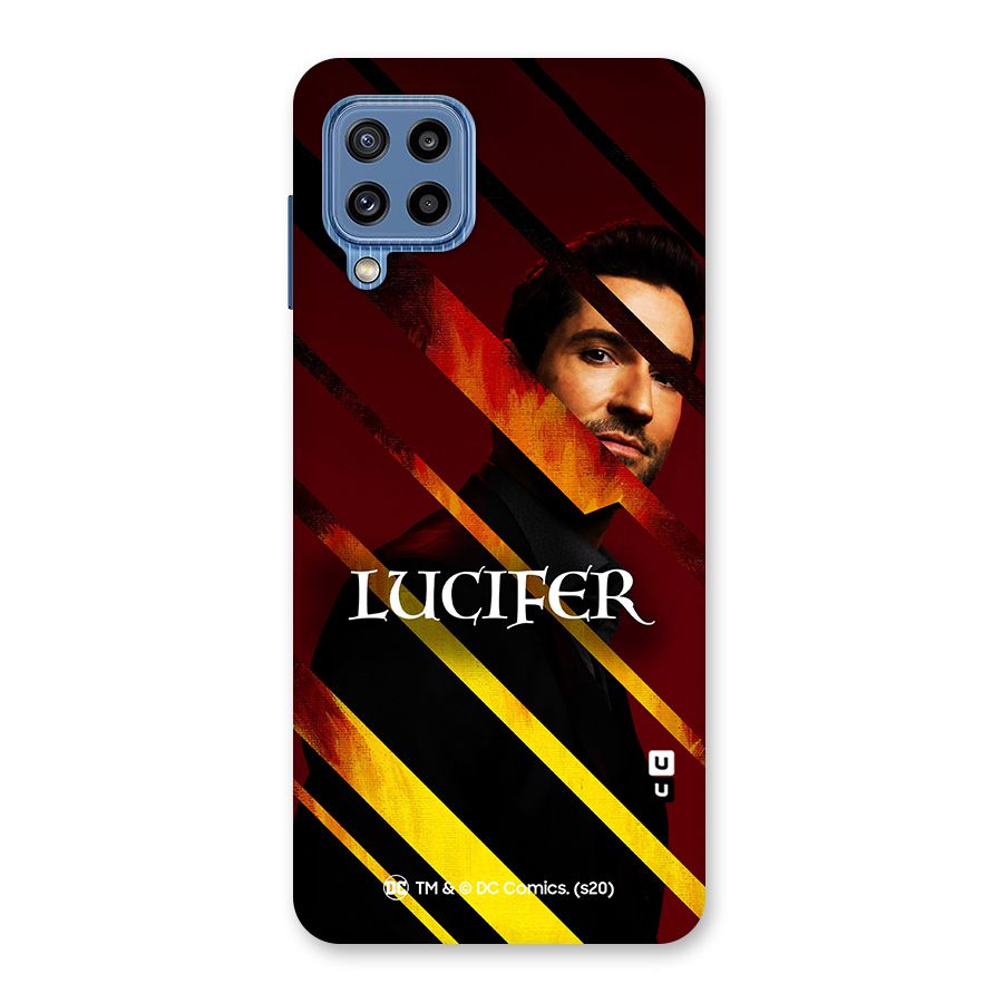 Lucifer Hell Stripes Back Case for Galaxy M32