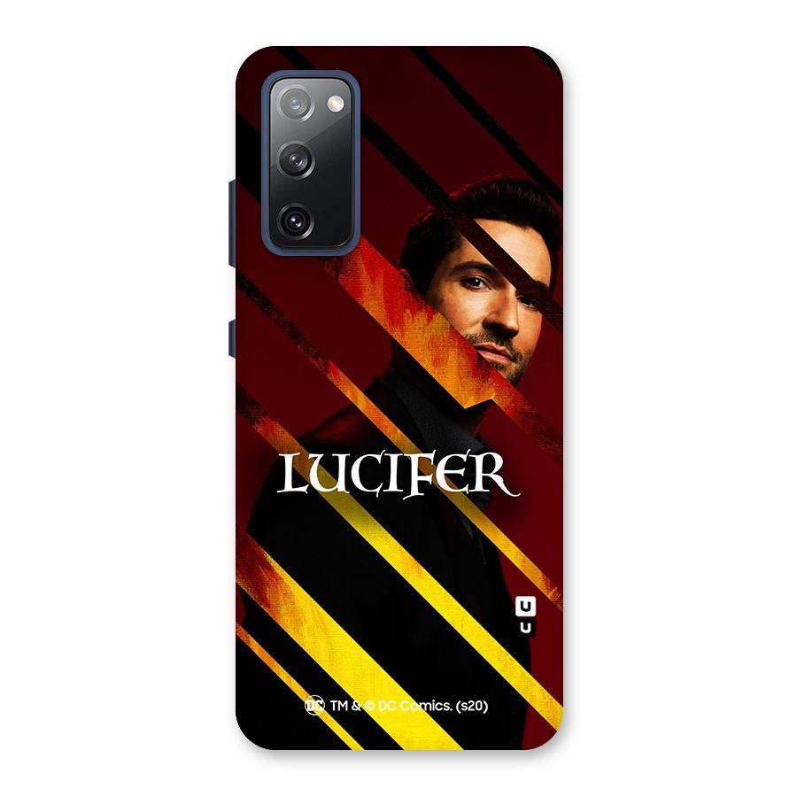 Lucifer Hell Stripes Back Case for Galaxy S20 FE