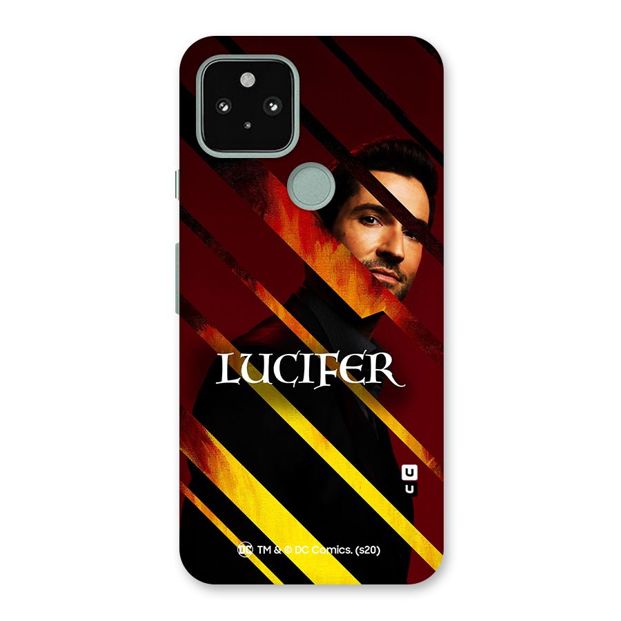 Lucifer Hell Stripes Back Case for Google Pixel 5