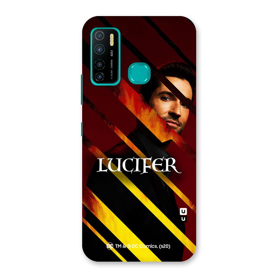 Lucifer Hell Stripes Back Case for Infinix Hot 9 Pro