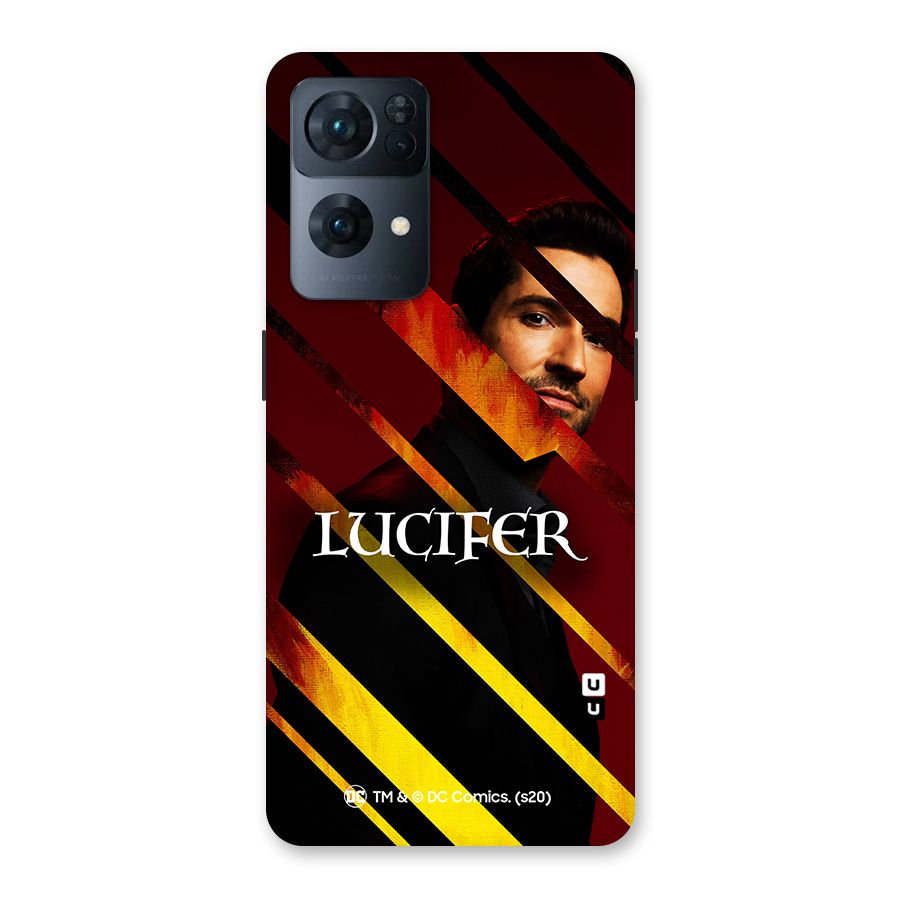 Lucifer Hell Stripes Back Case for Oppo Reno7 Pro 5G