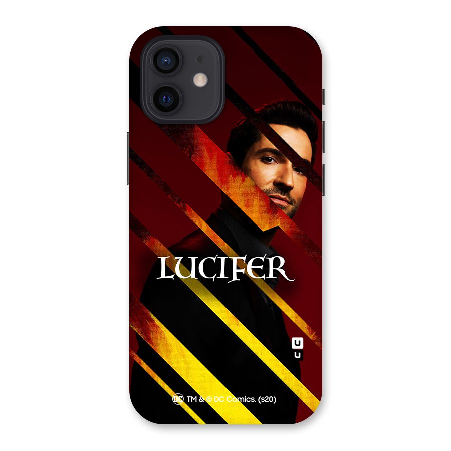 Lucifer Hell Stripes Back Case for iPhone 12