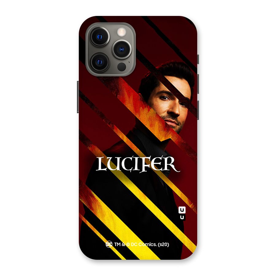 Lucifer Hell Stripes Back Case for iPhone 12 Pro Max
