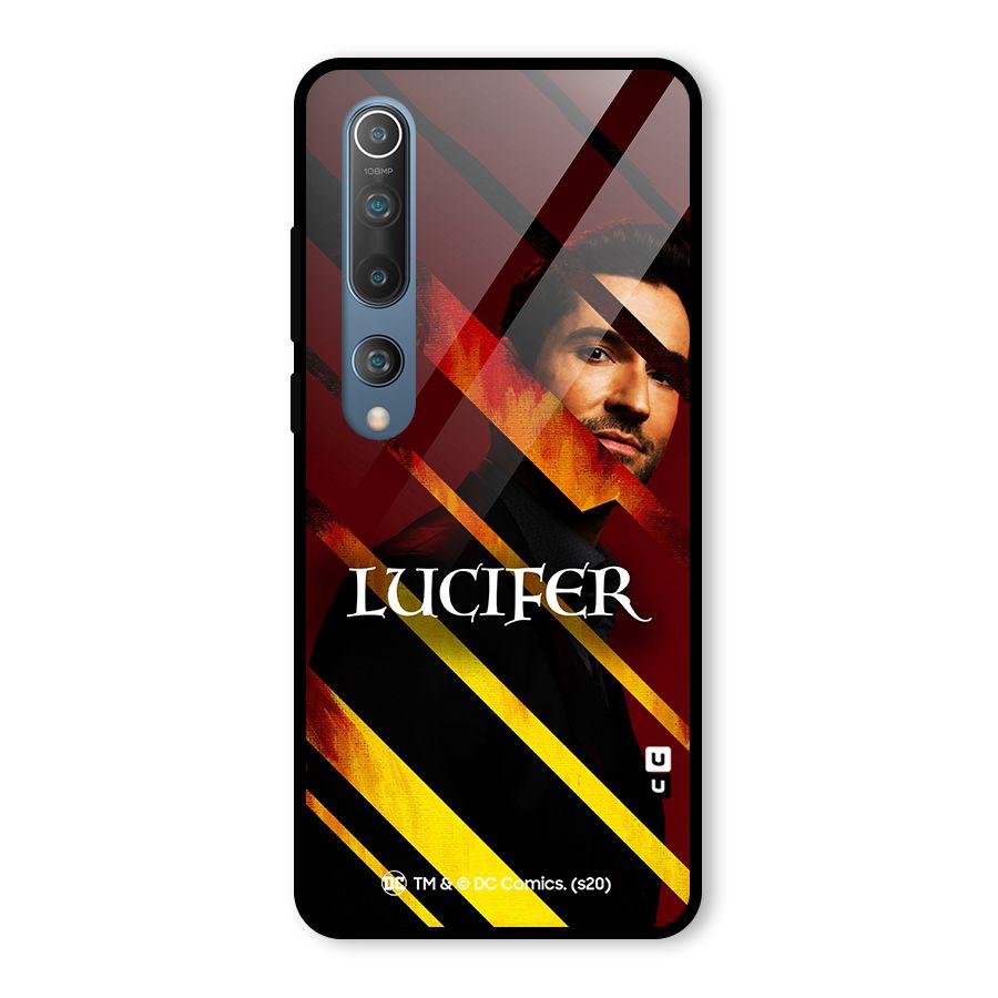 Lucifer Hell Stripes Glass Back Case for Mi 10