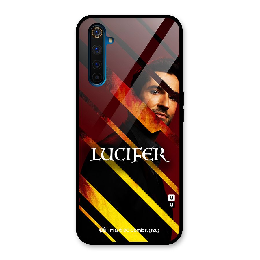 Lucifer Hell Stripes Glass Back Case for Realme 6 Pro