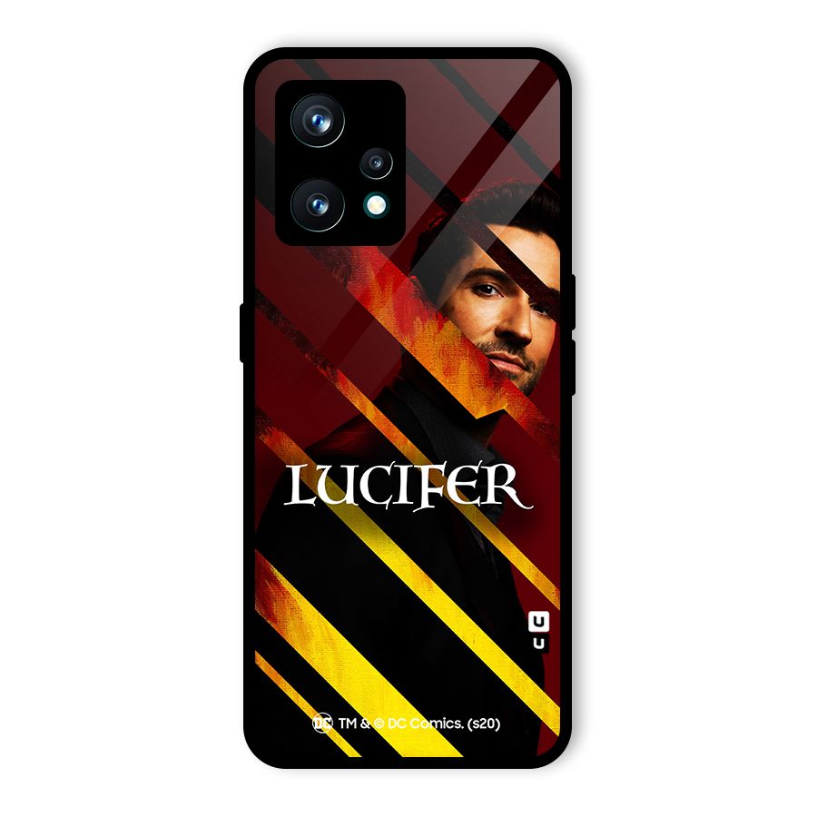 Lucifer Hell Stripes Glass Back Case for Realme 9 Pro Plus 5G