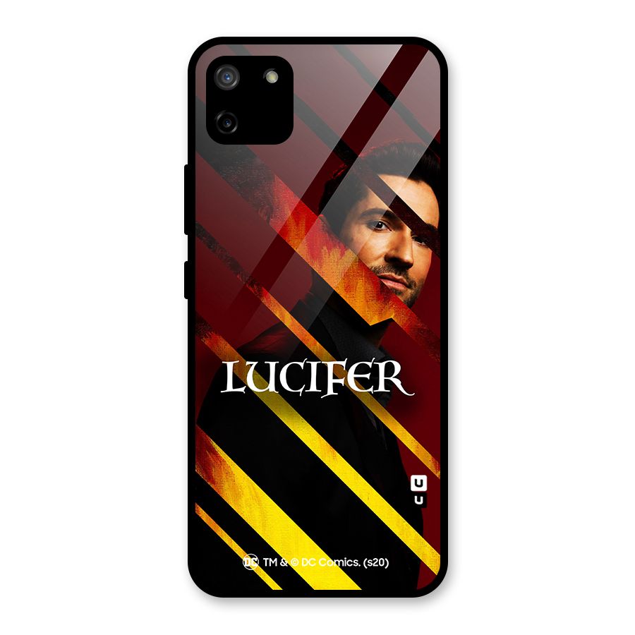 Lucifer Hell Stripes Glass Back Case for Realme C11