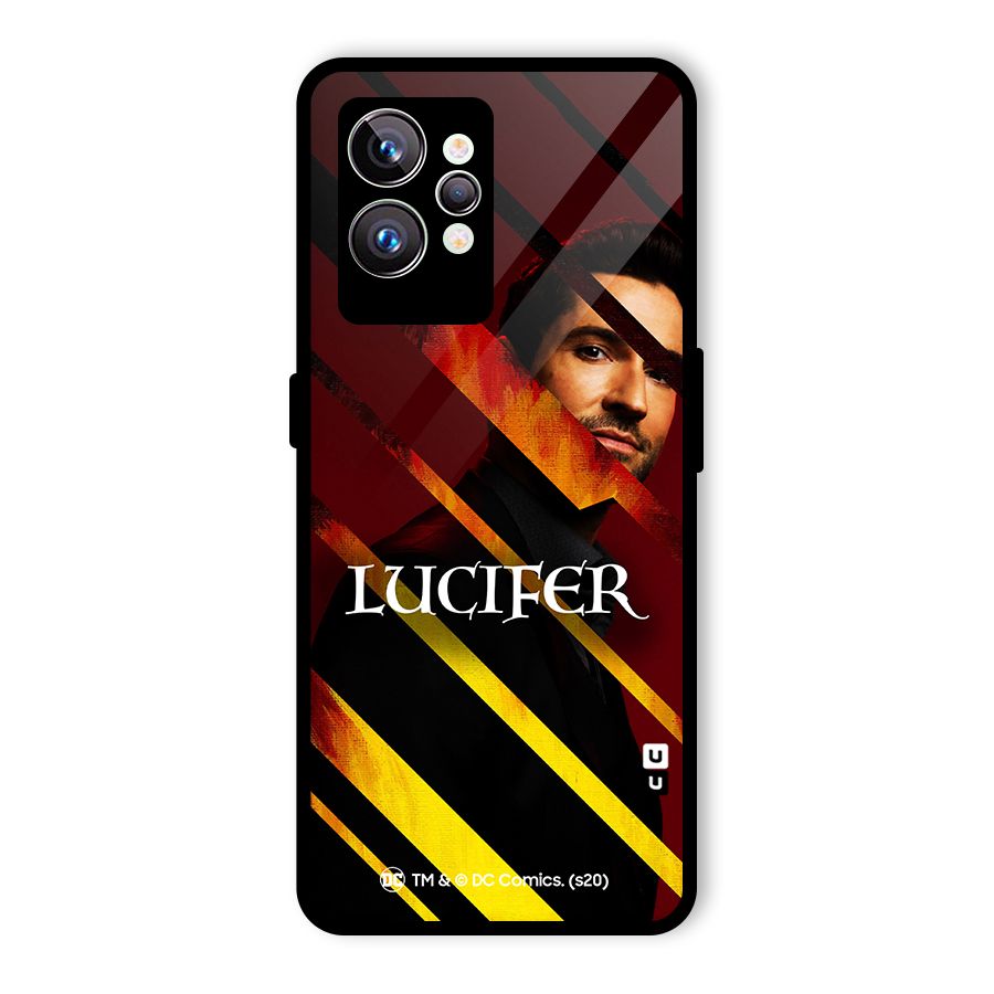 Lucifer Hell Stripes Glass Back Case for Realme GT2 Pro