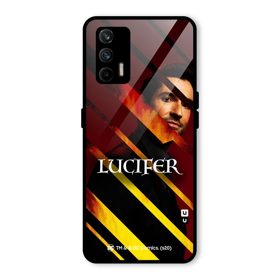 Lucifer Hell Stripes Glass Back Case for Realme GT 5G