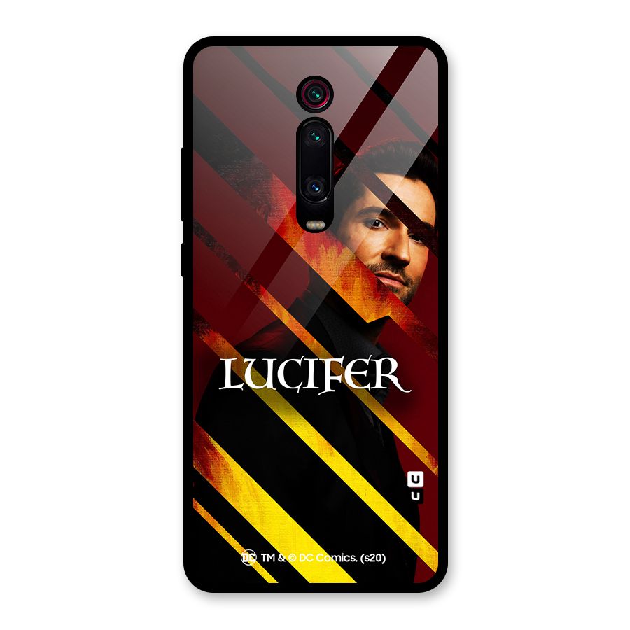 Lucifer Hell Stripes Glass Back Case for Redmi K20