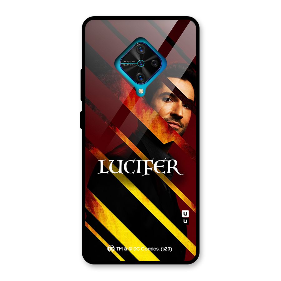Lucifer Hell Stripes Glass Back Case for Vivo S1 Pro