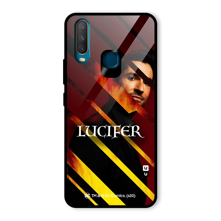 Lucifer Hell Stripes Glass Back Case for Vivo U10