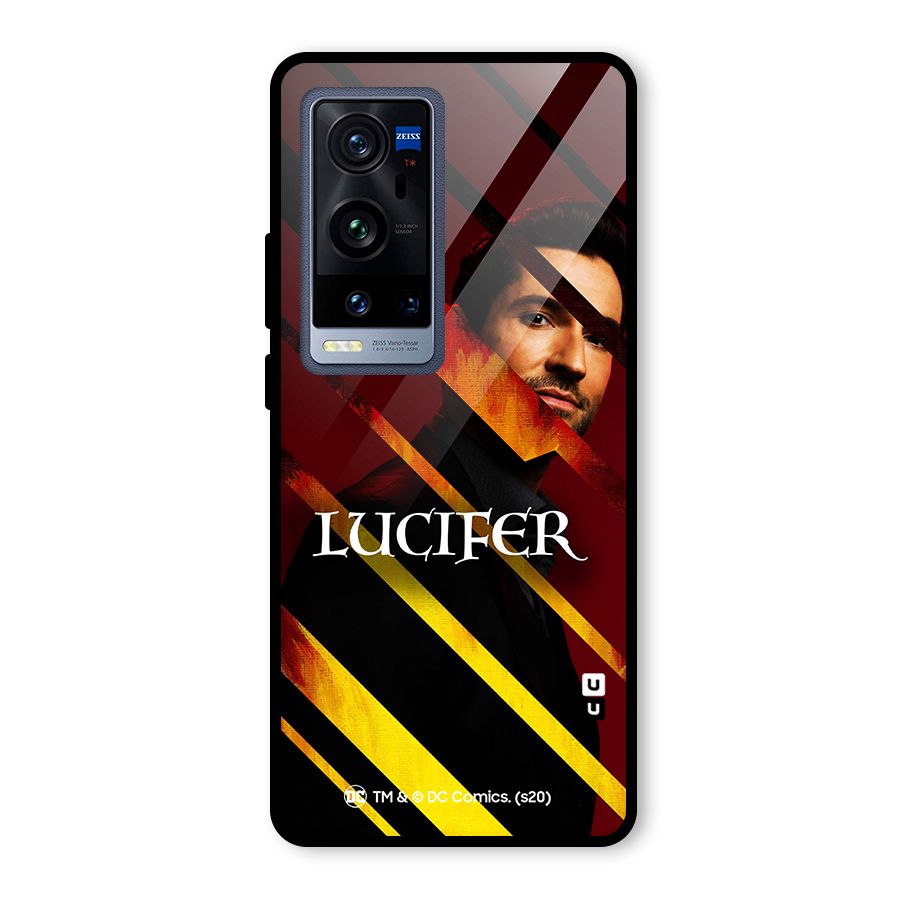 Lucifer Hell Stripes Glass Back Case for Vivo X60 Pro Plus