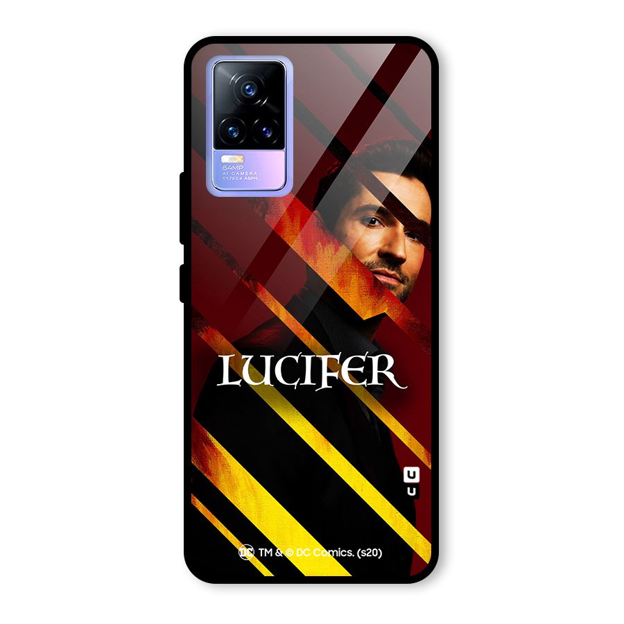 Lucifer Hell Stripes Glass Back Case for Vivo Y73