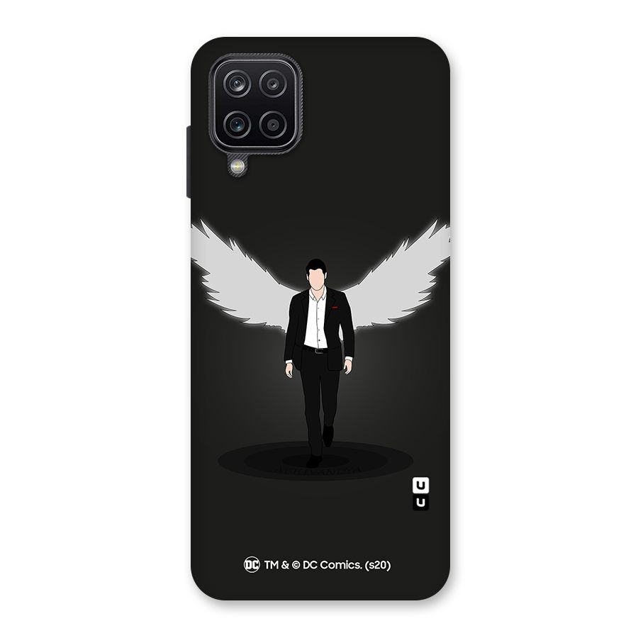 Lucifer Minimalistic Archangel Art Back Case for Galaxy A12