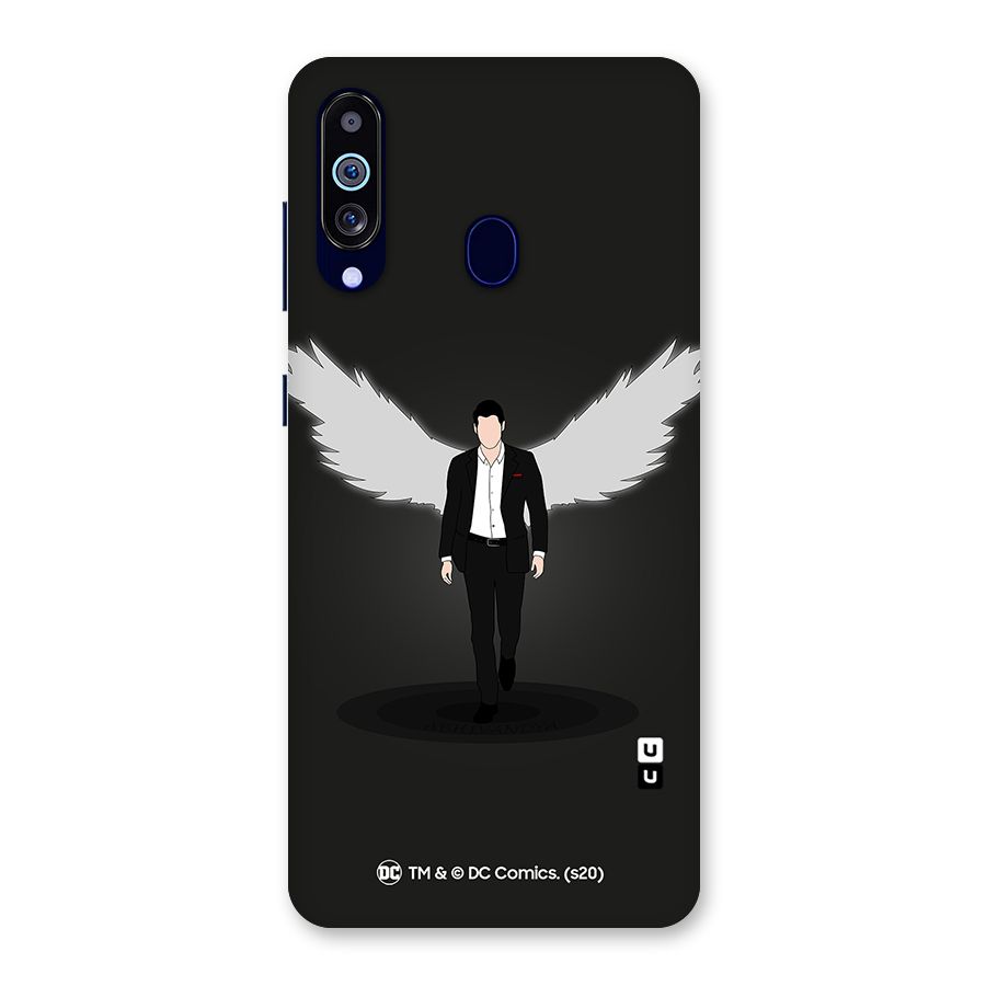 Lucifer Minimalistic Archangel Art Back Case for Galaxy A60