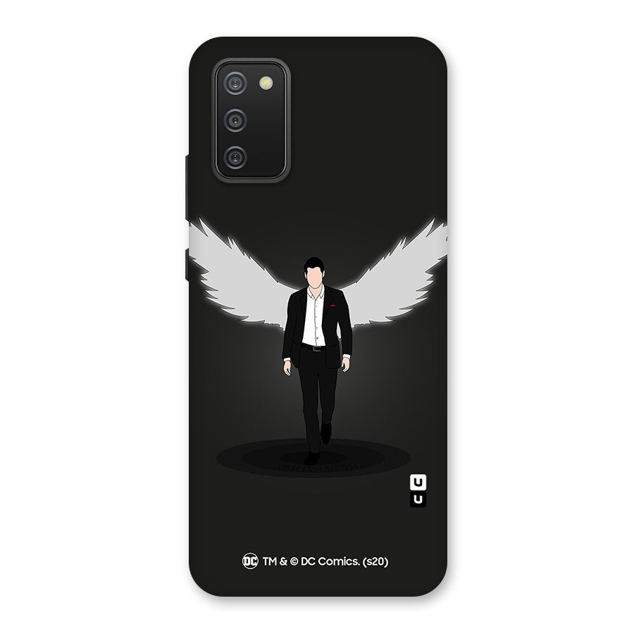 Lucifer Minimalistic Archangel Art Back Case for Galaxy M02s