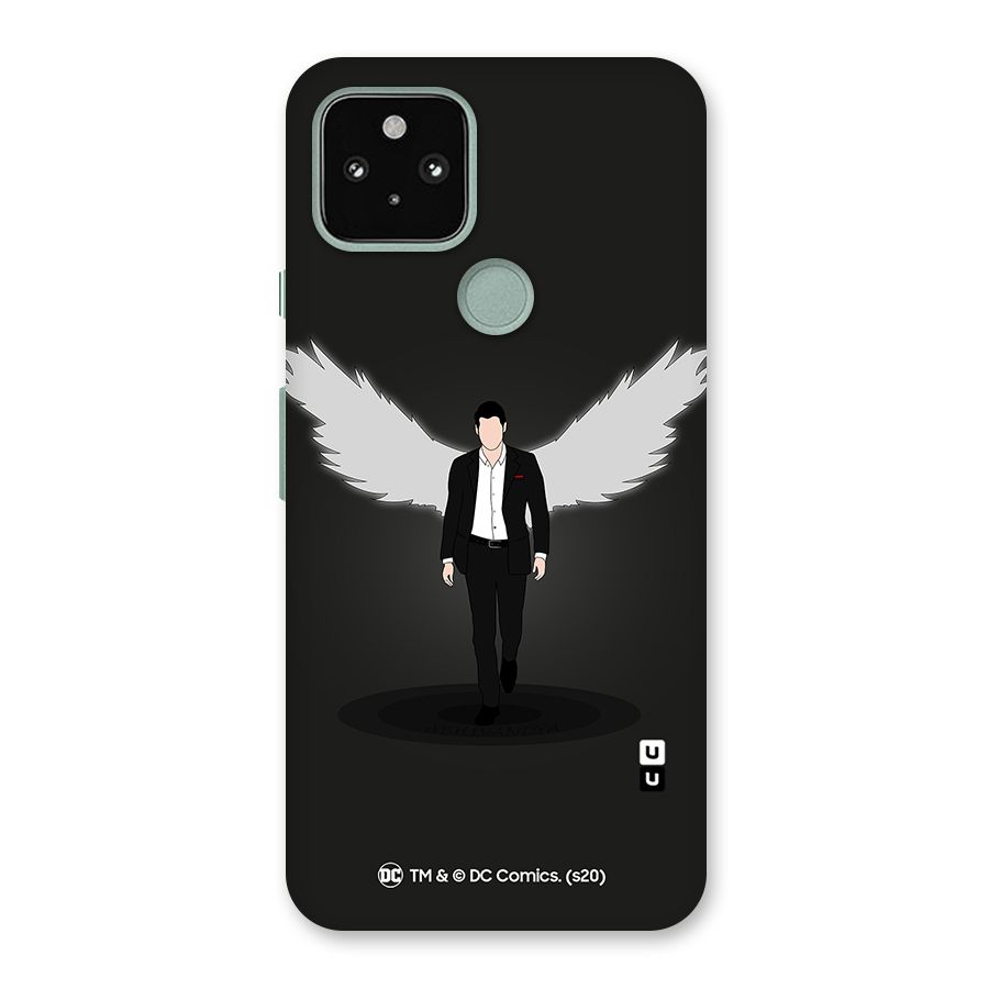Lucifer Minimalistic Archangel Art Back Case for Google Pixel 5