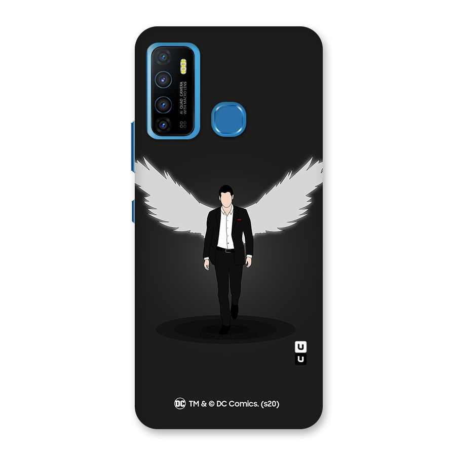 Lucifer Minimalistic Archangel Art Back Case for Infinix Hot 9