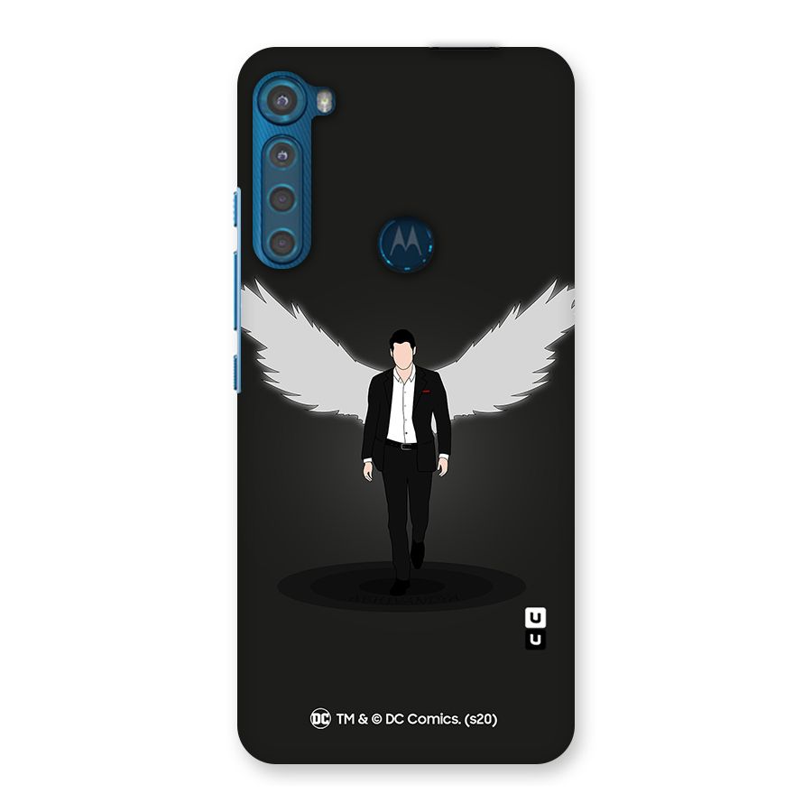 Lucifer Minimalistic Archangel Art Back Case for Motorola One Fusion Plus