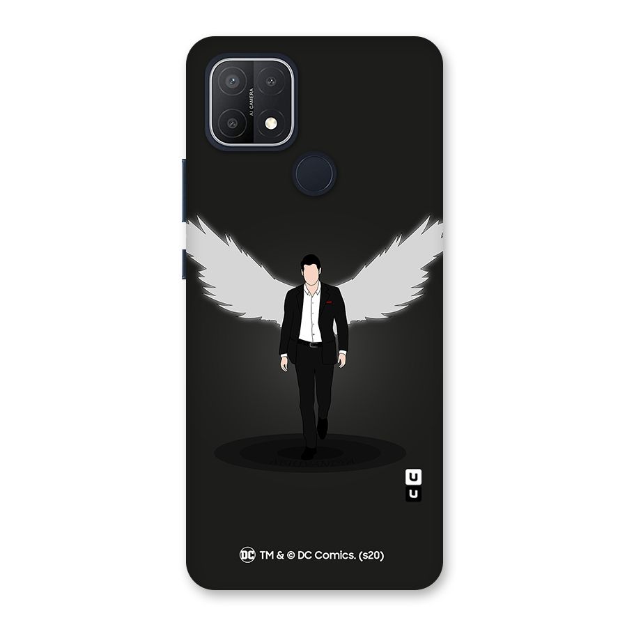 Lucifer Minimalistic Archangel Art Back Case for Oppo A15