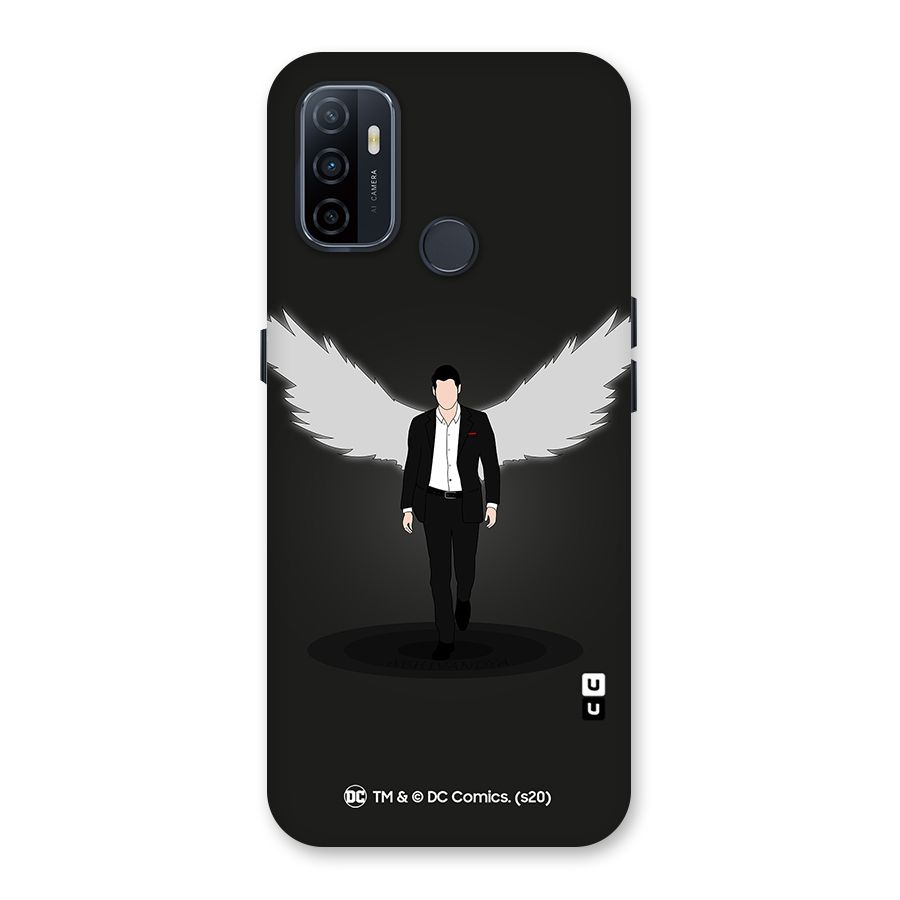 Lucifer Minimalistic Archangel Art Back Case for Oppo A32
