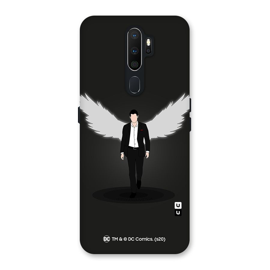 Lucifer Minimalistic Archangel Art Back Case for Oppo A5 (2020)
