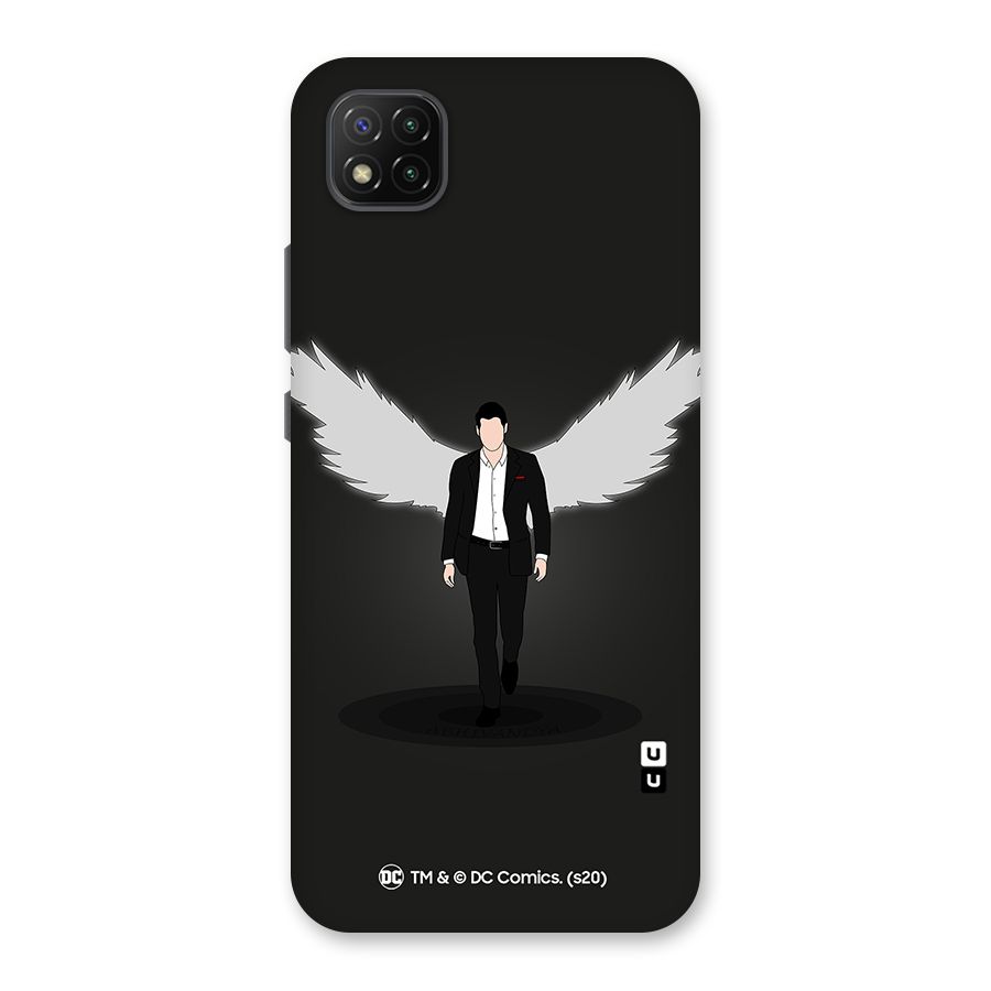 Lucifer Minimalistic Archangel Art Back Case for Poco C3