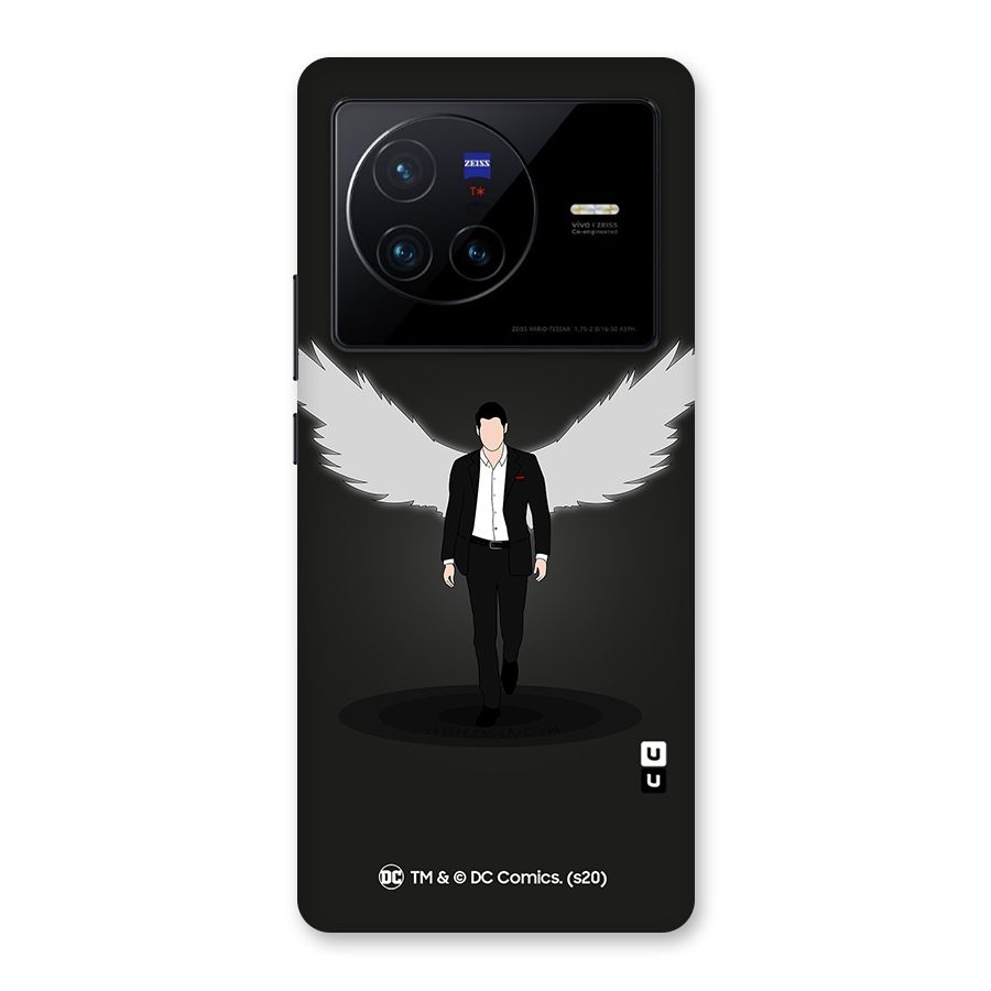 Lucifer Minimalistic Archangel Art Back Case for Vivo X80