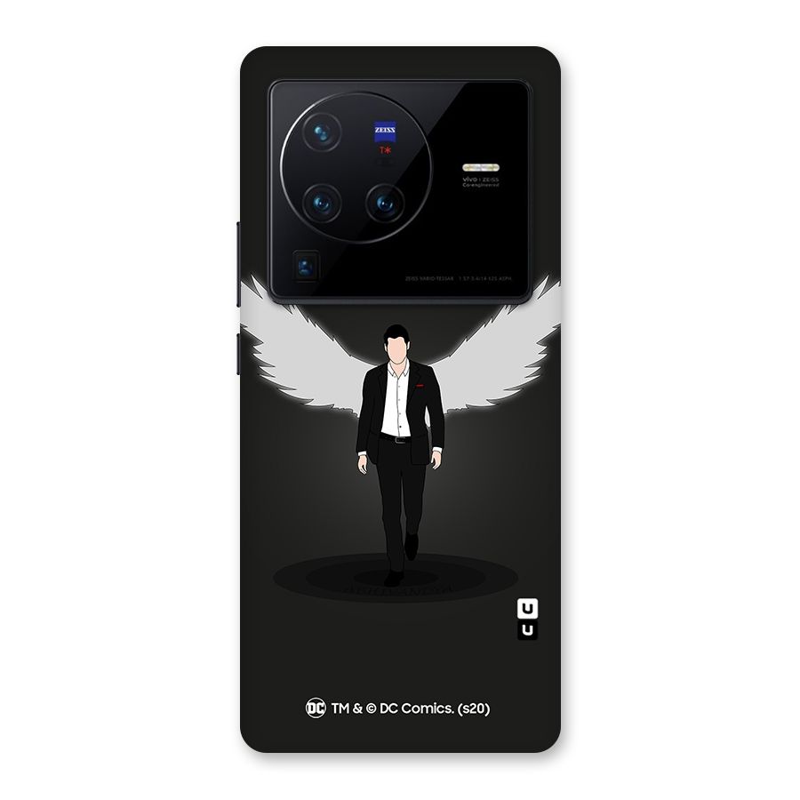 Lucifer Minimalistic Archangel Art Back Case for Vivo X80 Pro