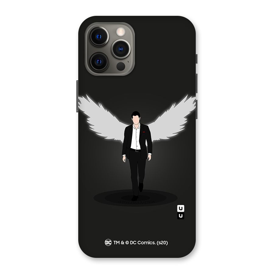 Lucifer Minimalistic Archangel Art Back Case for iPhone 12 Pro Max