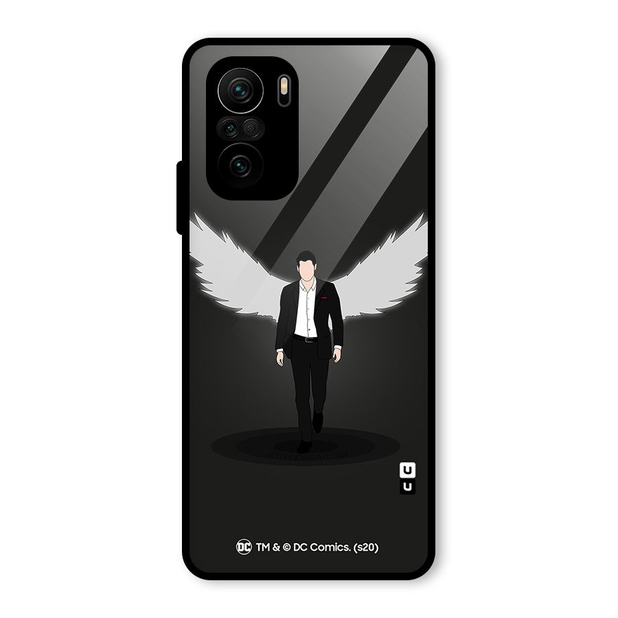 Lucifer Minimalistic Archangel Art Glass Back Case for Mi 11X Pro