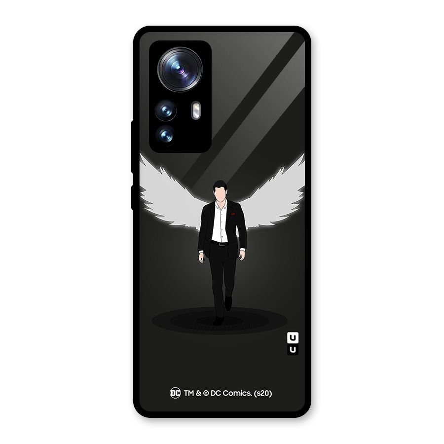 Lucifer Minimalistic Archangel Art Glass Back Case for Xiaomi 12 Pro