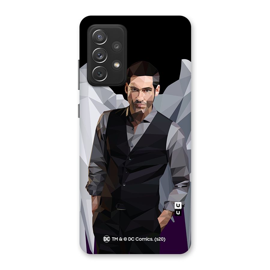 Lucifer Morningstar Art Abstract Back Case for Galaxy A72