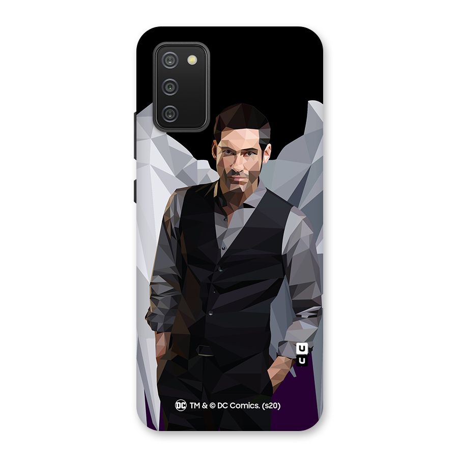 Lucifer Morningstar Art Abstract Back Case for Galaxy M02s