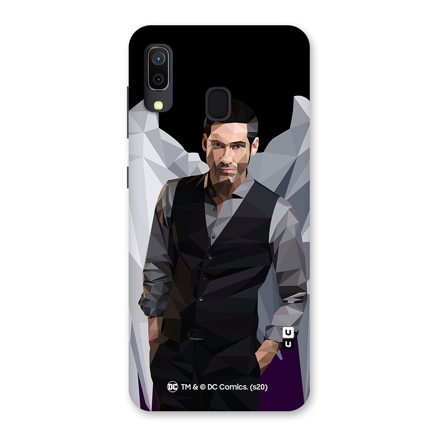Lucifer Morningstar Art Abstract Back Case for Galaxy M10s