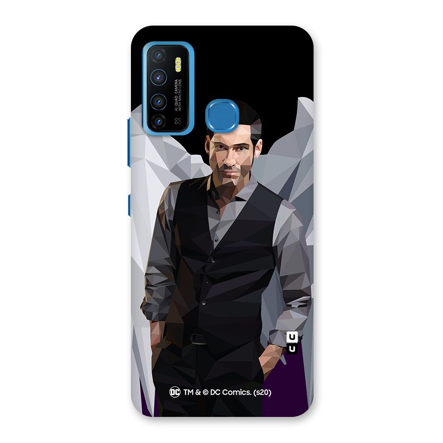 Lucifer Morningstar Art Abstract Back Case for Infinix Hot 9