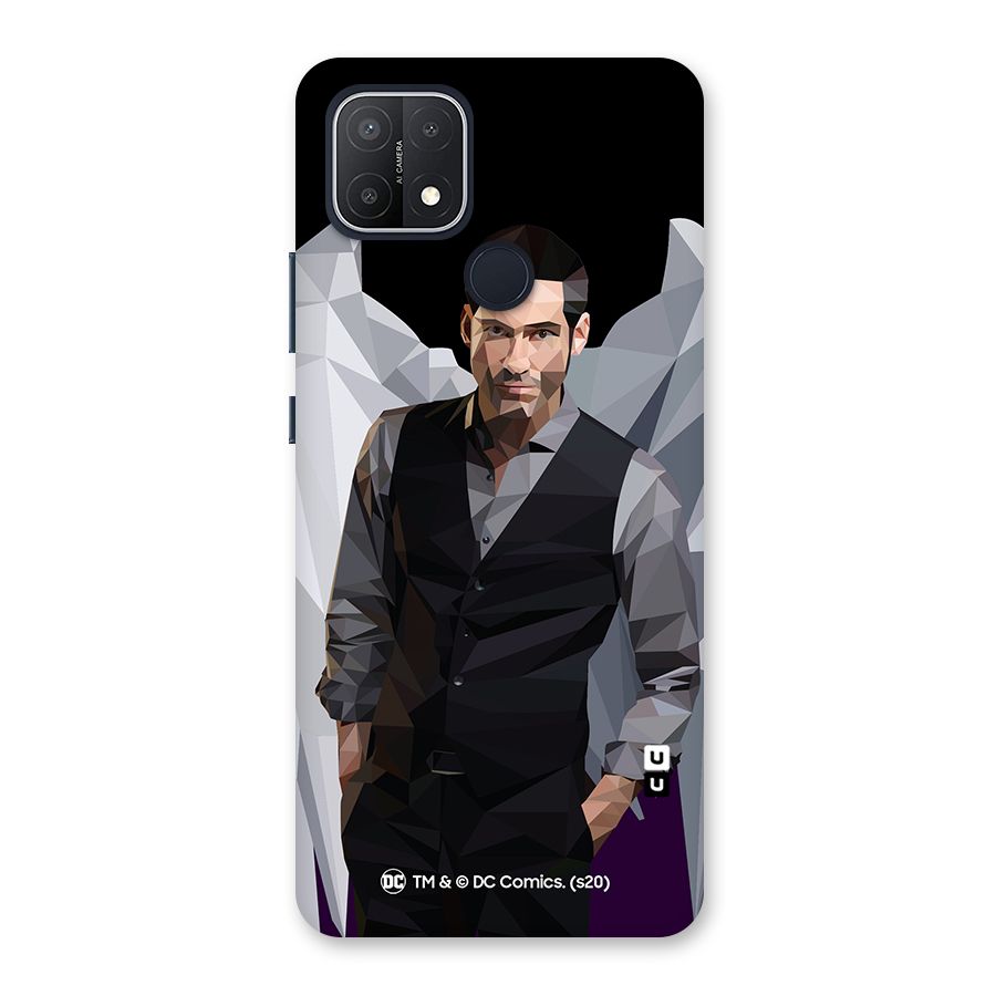 Lucifer Morningstar Art Abstract Back Case for Oppo A15s