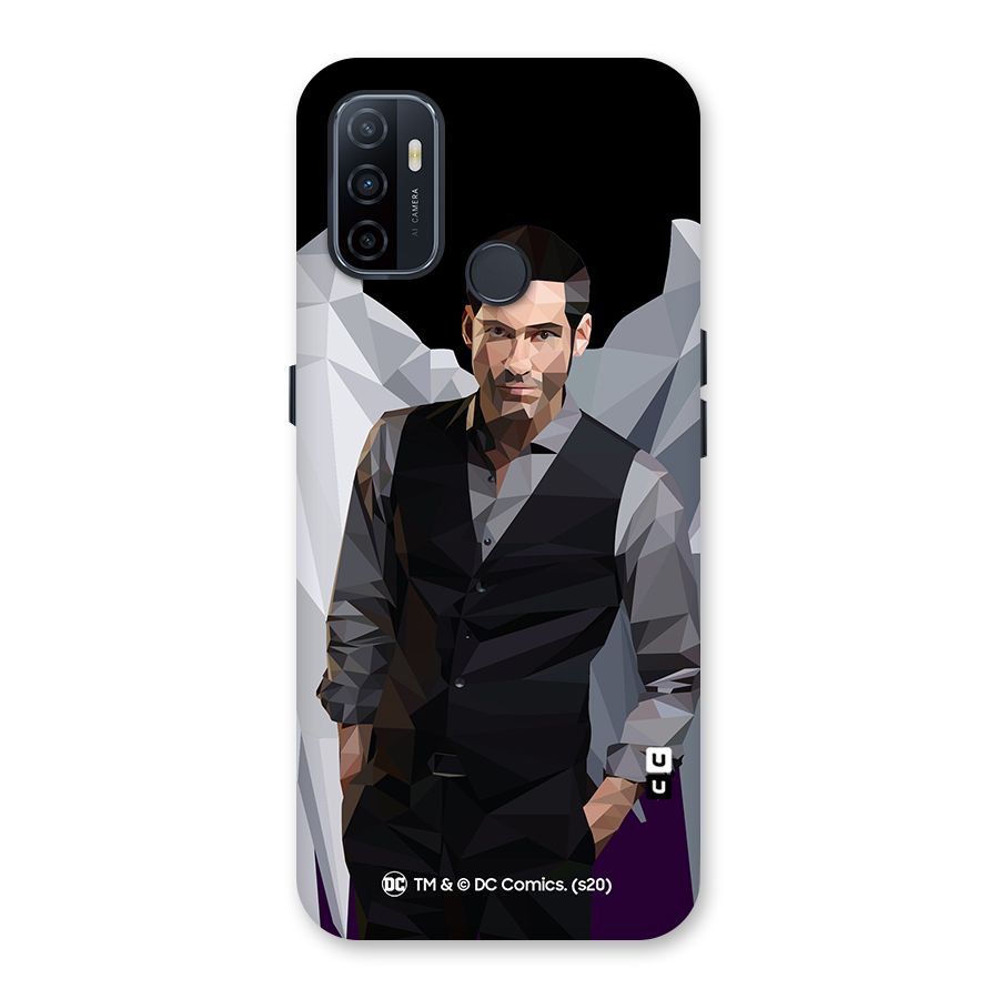 Lucifer Morningstar Art Abstract Back Case for Oppo A32