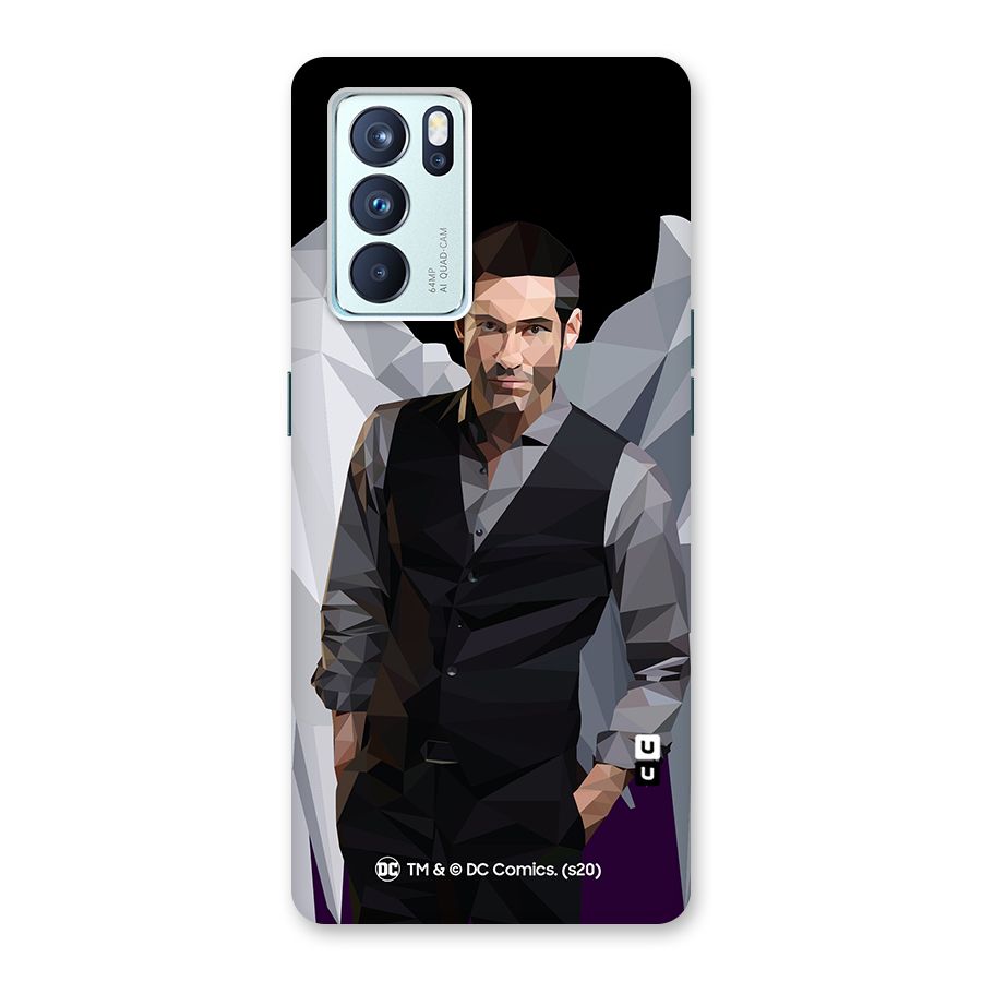 Lucifer Morningstar Art Abstract Back Case for Oppo Reno6 Pro 5G
