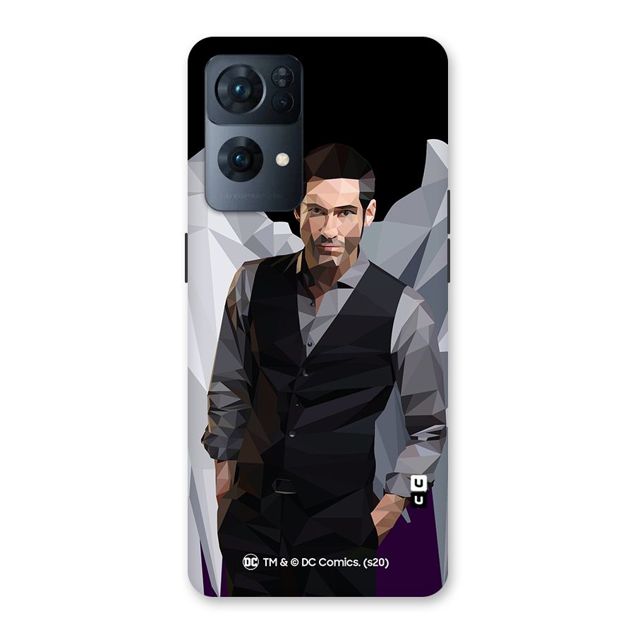 Lucifer Morningstar Art Abstract Back Case for Oppo Reno7 Pro 5G