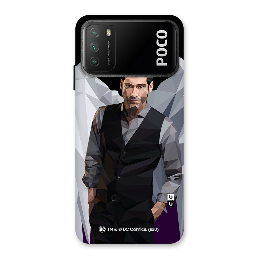Lucifer Morningstar Art Abstract Back Case for Poco M3