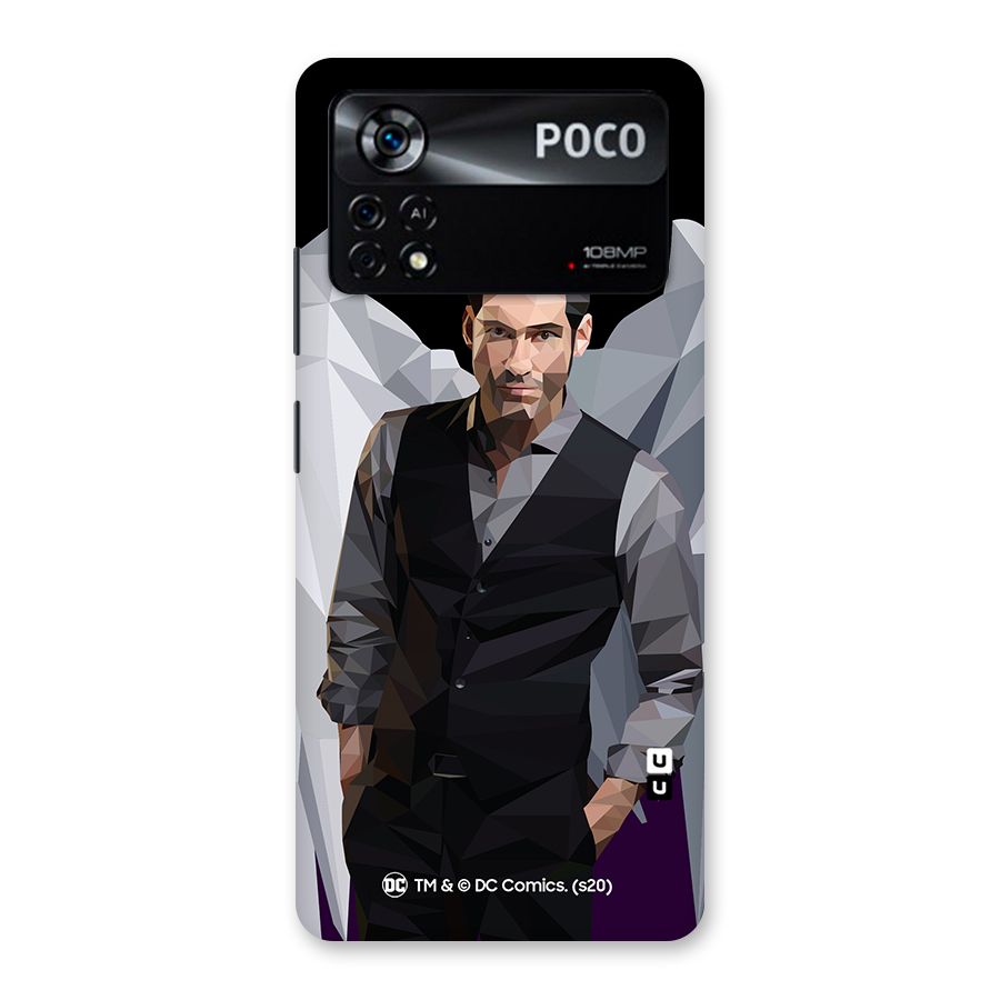 Lucifer Morningstar Art Abstract Back Case for Poco X4 Pro 5G